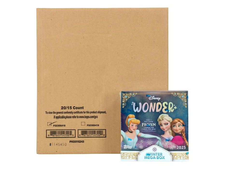 2025 Disney Wonder Winter Mega Box Sealed Case (20 Boxes)