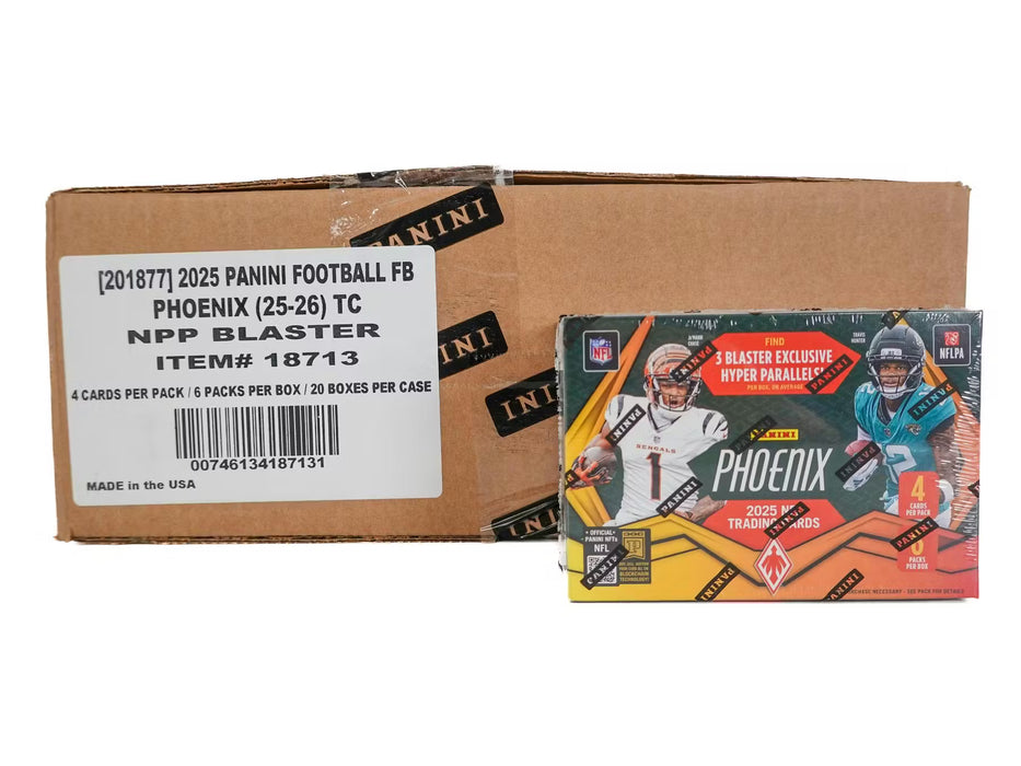 2025 Panini Phoenix Football Blaster Box Sealed Case (20 Boxes)