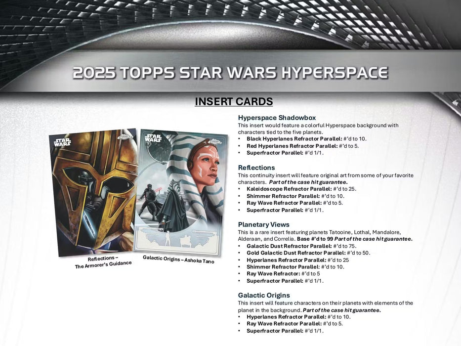 2025 Topps Star Wars Hyperspace Hobby Box