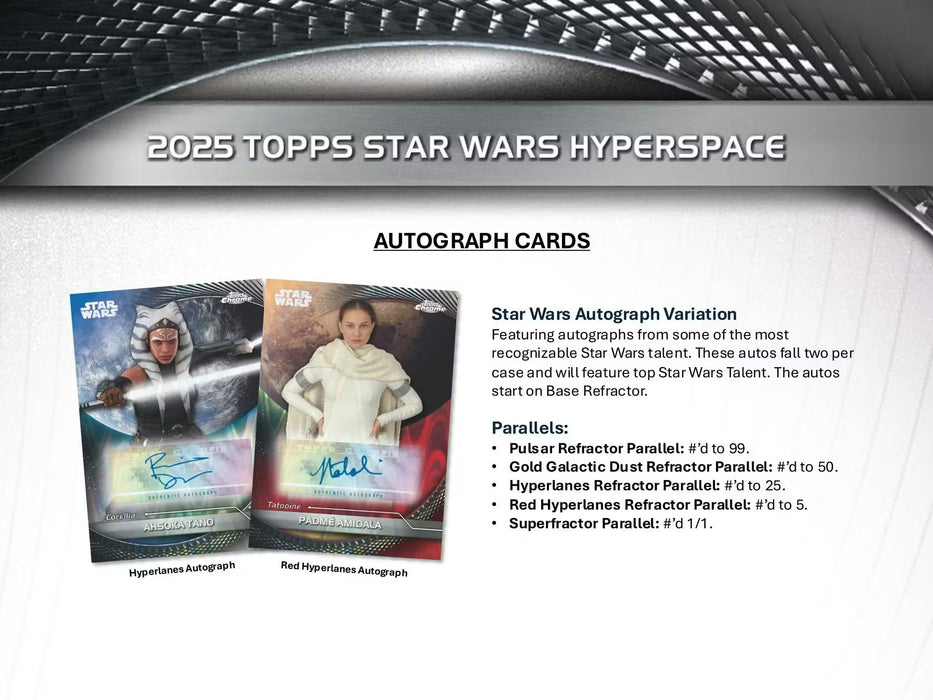2025 Topps Star Wars Hyperspace Hobby Box