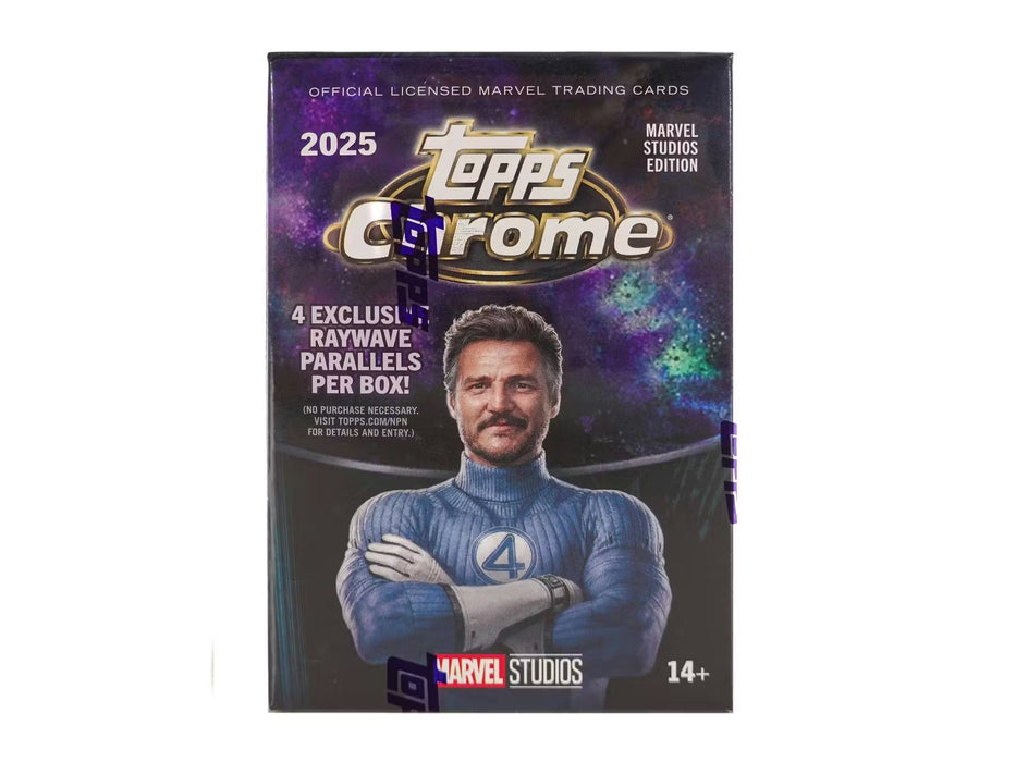 2025 Topps Chrome Marvel Studios Blaster Value Box