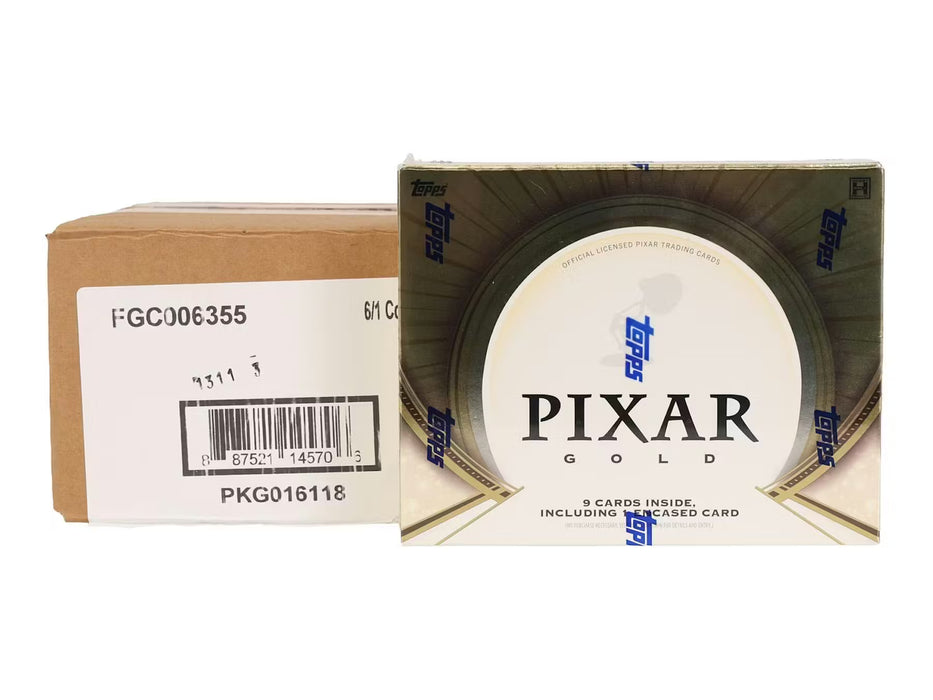2025 Topps Pixar Gold Hobby Box Sealed Case (6 Box)