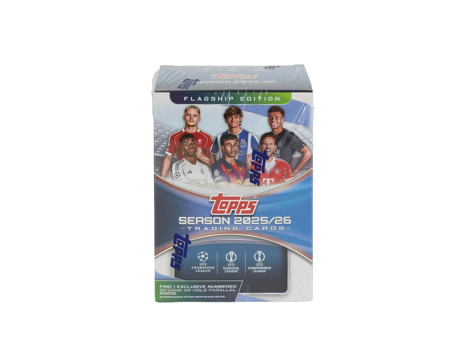2025-26 Topps UEFA Club Competitions Soccer 7-Pack Blaster Box