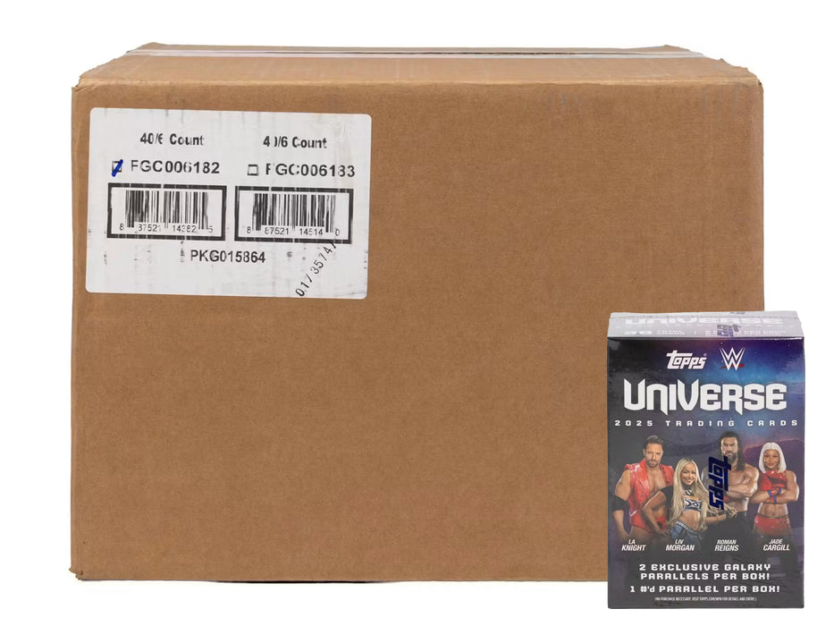 2025 Topps Universe WWE Wrestling Value Blaster Sealed Case (40 Boxes)
