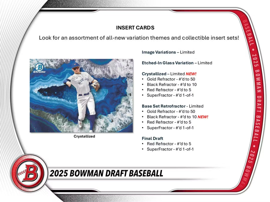 2025 Bowman Draft Baseball Super Jumbo Box (Pre-Order: January 14)