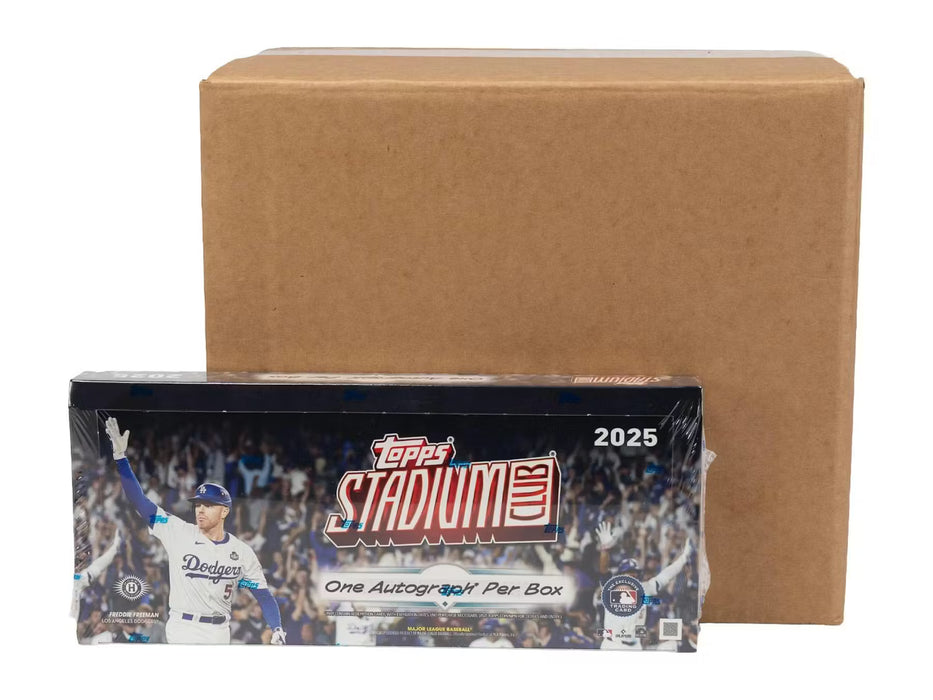 2025 Topps Stadium Club Baseball Hobby Box Sealed Case (16 Boxes)