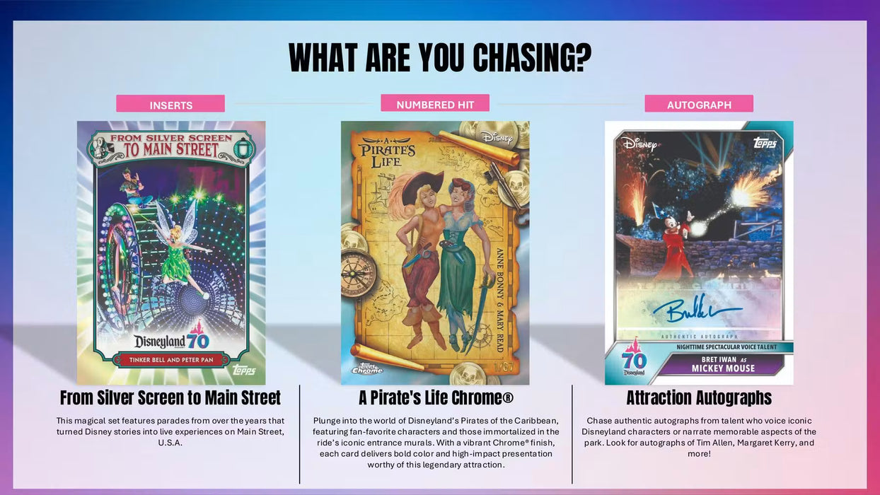2025 Topps Disneyland 70th Anniversary Blaster Box