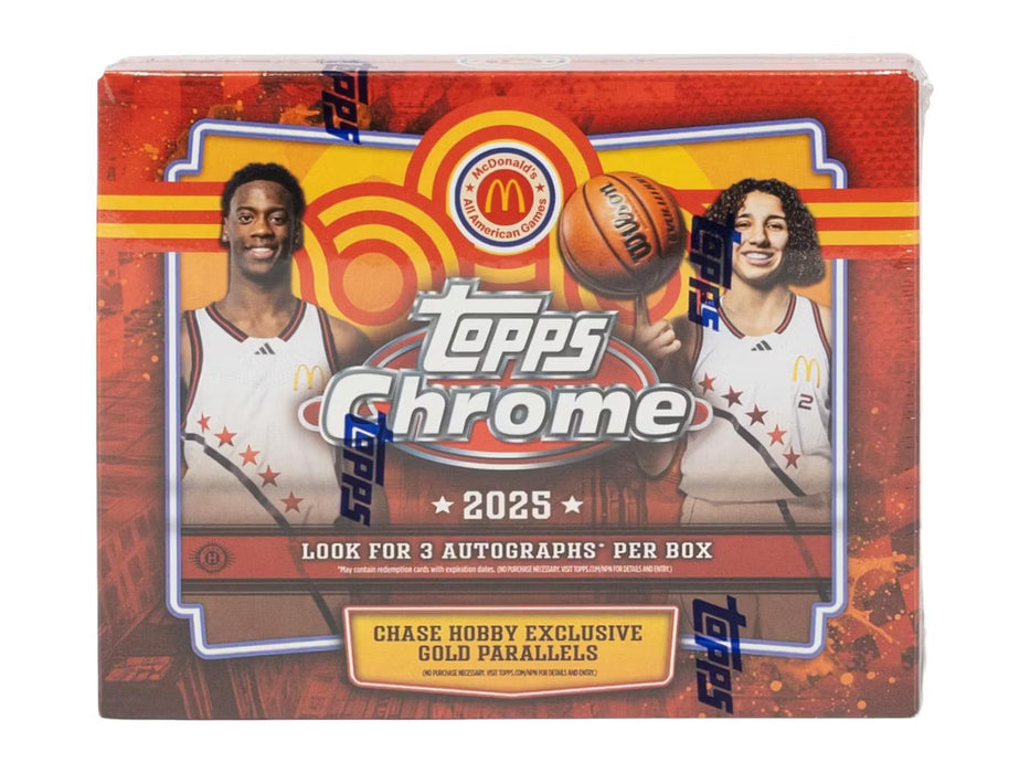 2025 Topps Chrome McDonald’s All-American Basketball Hobby Box
