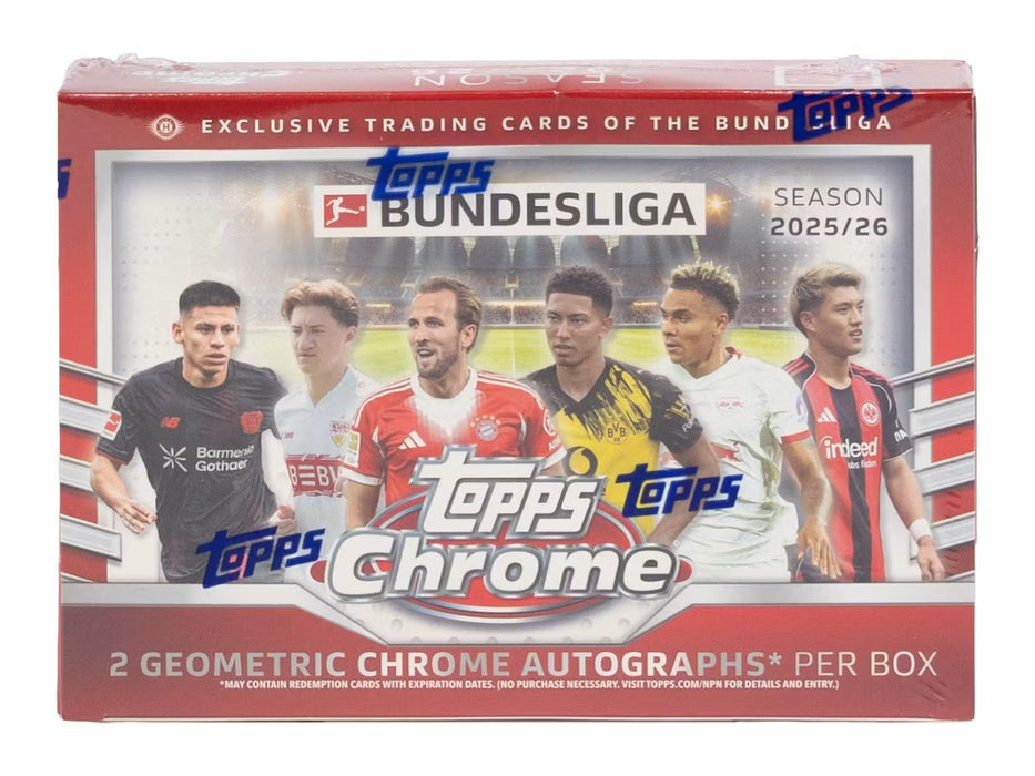 2025-26 Topps Chrome Bundesliga Soccer Delight Box