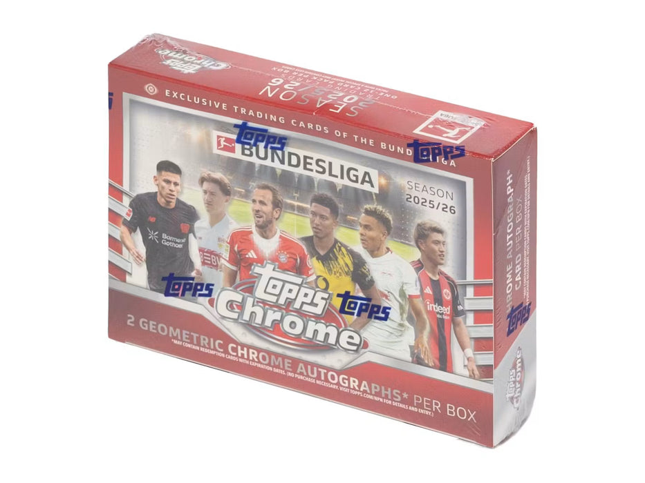 2025-26 Topps Chrome Bundesliga Soccer Delight Box