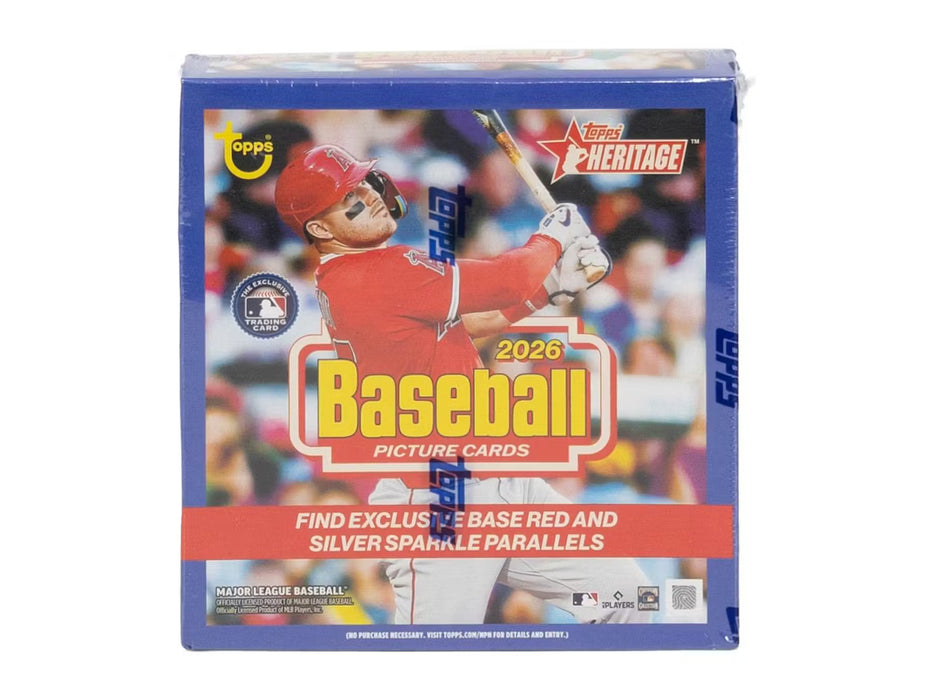 2026 Topps Heritage Baseball Mega Box Sealed Case (20 Boxes)