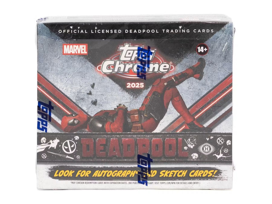 2025 Topps Chrome Marvel Deadpool Hobby Box