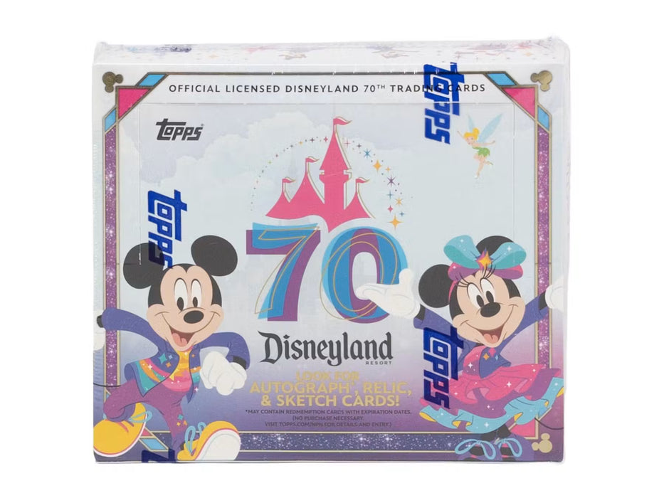2025 Topps Disneyland 70th Anniversary Disneyland Exclusive Hobby Box