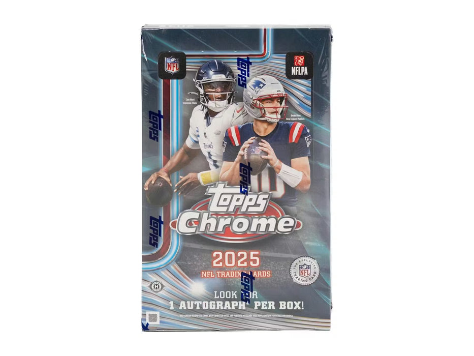 2025 Topps Chrome NFL Football Hobby Box