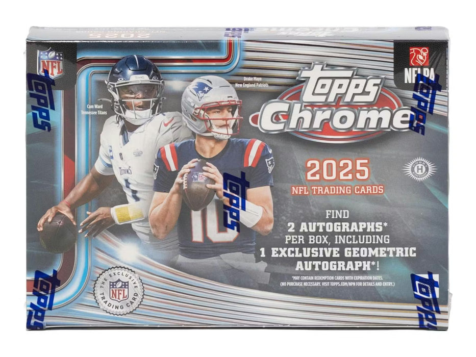 2025 Topps Chrome NFL Football Breaker's Delight Box