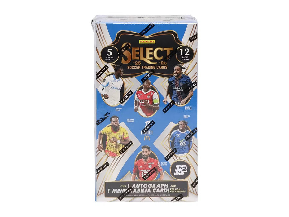 2025-26 Panini Select Ligue 1 Soccer H2 Hobby Box