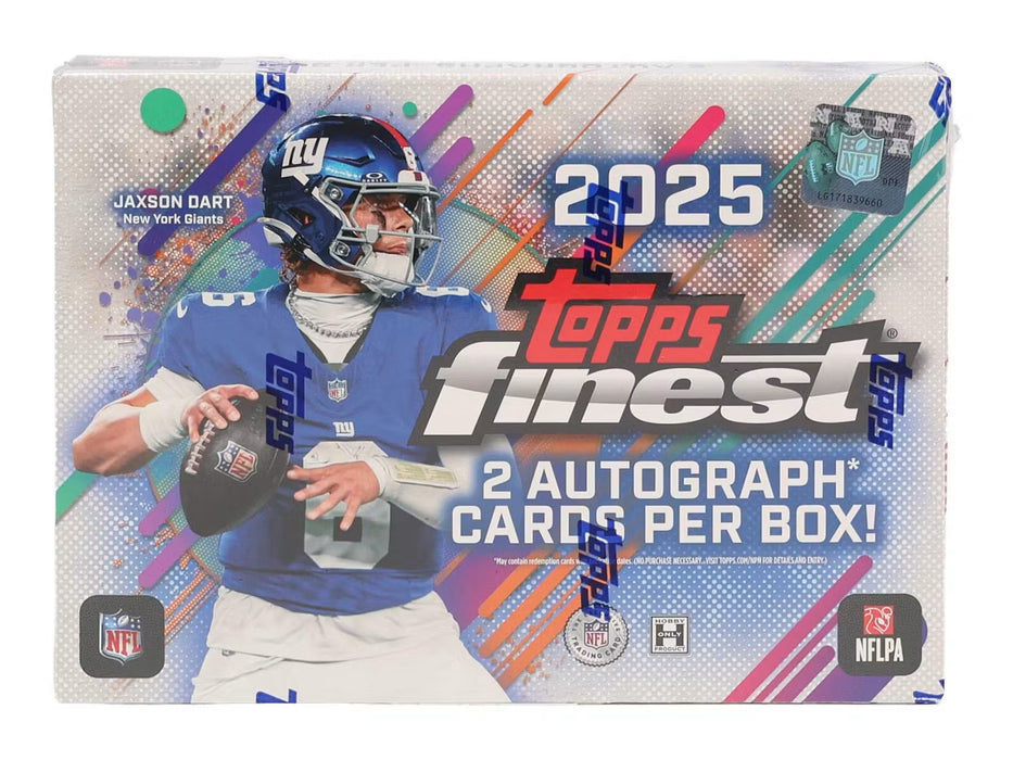 2025 Topps Finest NFL Football Hobby Box