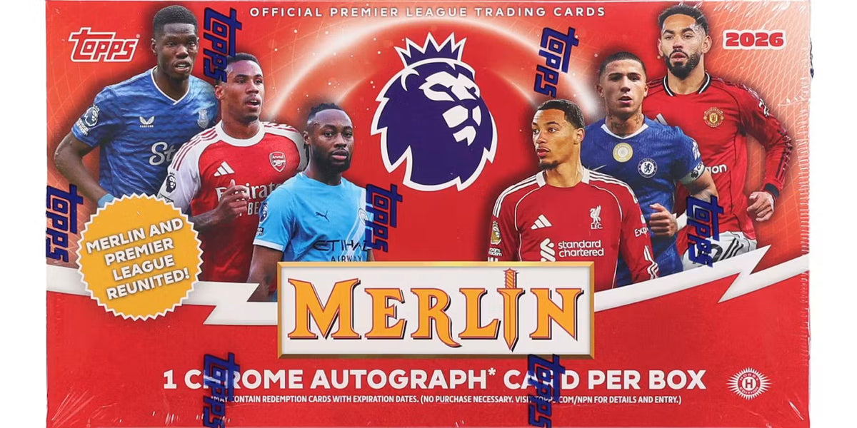 2026 Topps Merlin Premier League EPL Soccer Hobby Box — SJAY2K