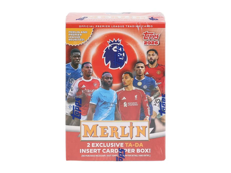 2026 Topps Merlin Premier League EPL Soccer Value Blaster Box