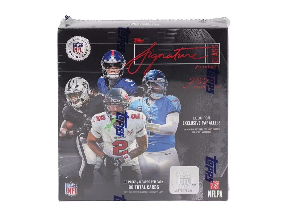 2025 Topps Signature Class Football NFL Mega Box