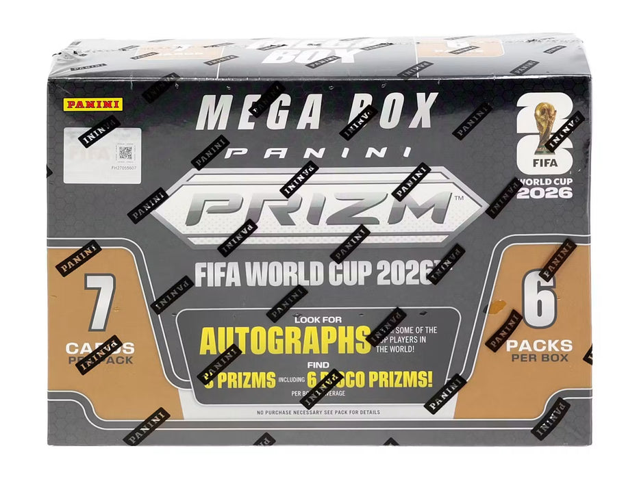 2026 Panini Prizm FIFA World Cup Soccer Hobby Mega Box