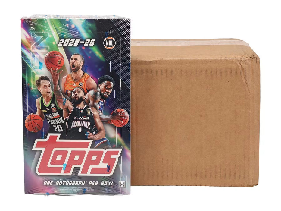 2025-26 Topps NBL Basketball Hobby Box Sealed Case (12 Boxes)