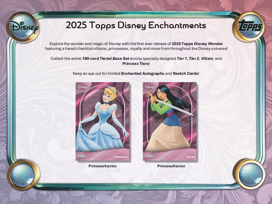2025 Topps Disney Wonder 7-Pack Blaster Box