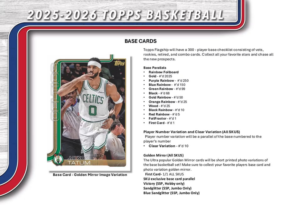 2025-26 Topps NBA Basketball Value Box (Fanatics Exclusive)