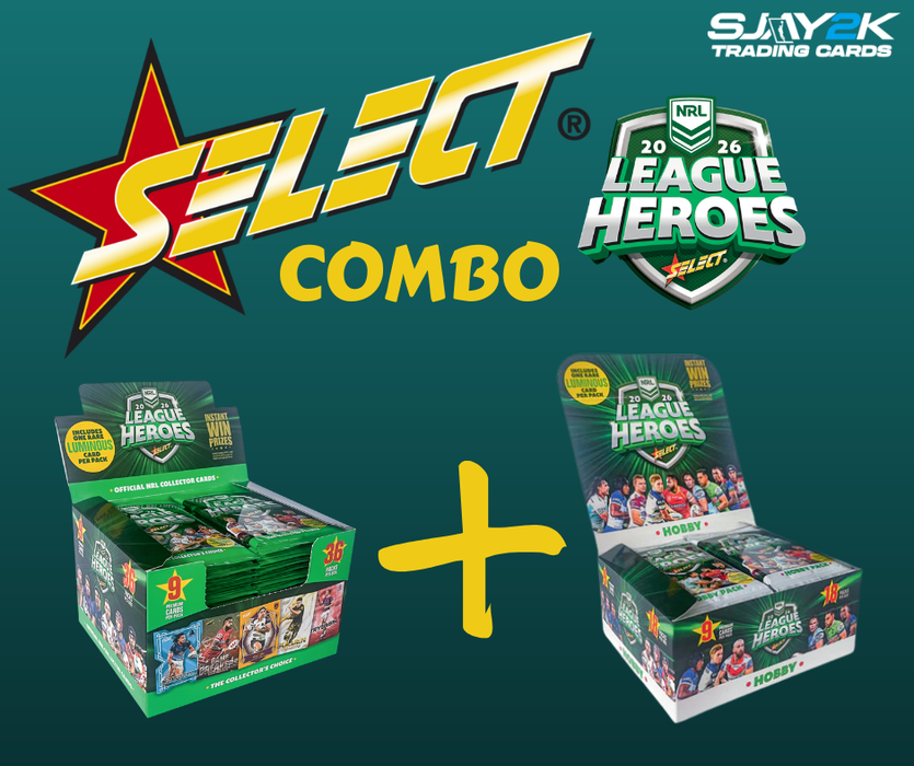 2026 Select NRL League Legends Hobby + Retail Box Combo