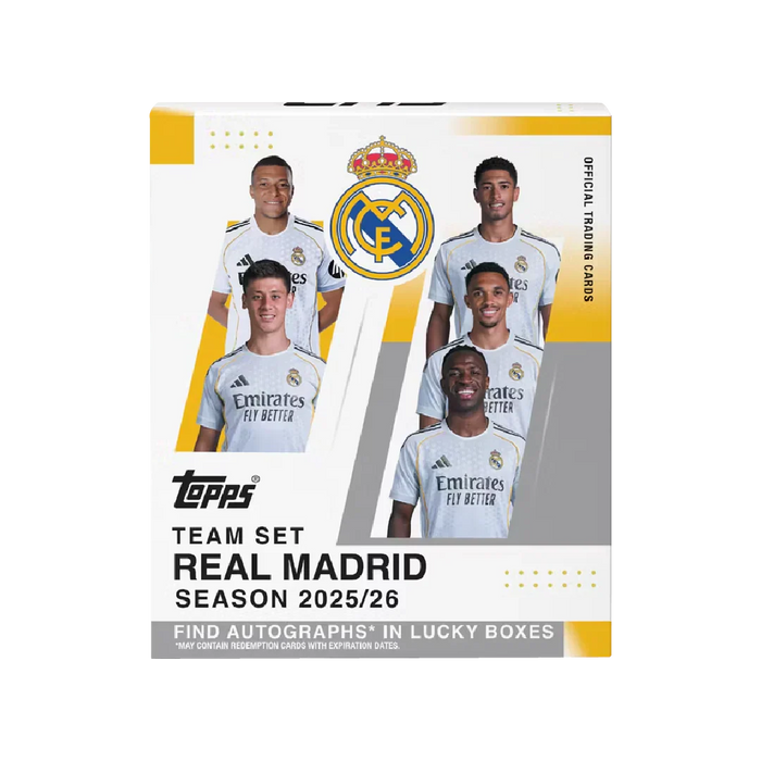 2025-26 Topps Soccer Real Madrid Team Set