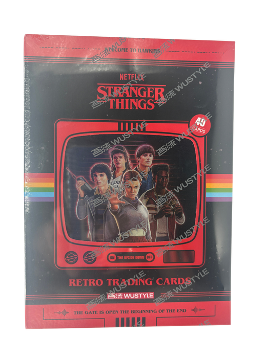 WUSTYLE Retro Stranger Things 1-5 Trading Cards