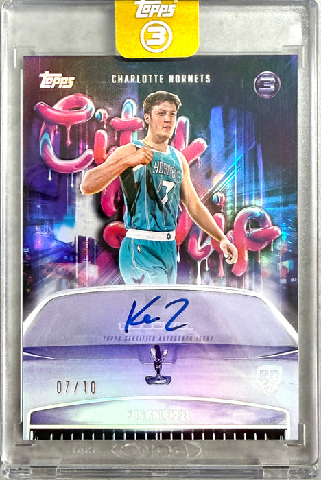 2025-26 Topps 3 CD-KK Kon Knueppel City Drip Signatures /10