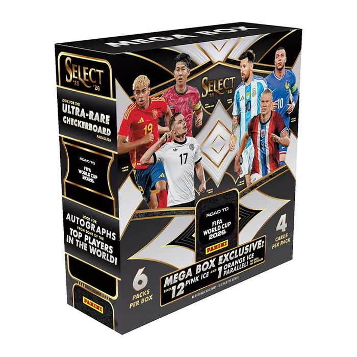 2025-26 Panini Select Road to FIFA World Cup Soccer Mega Box