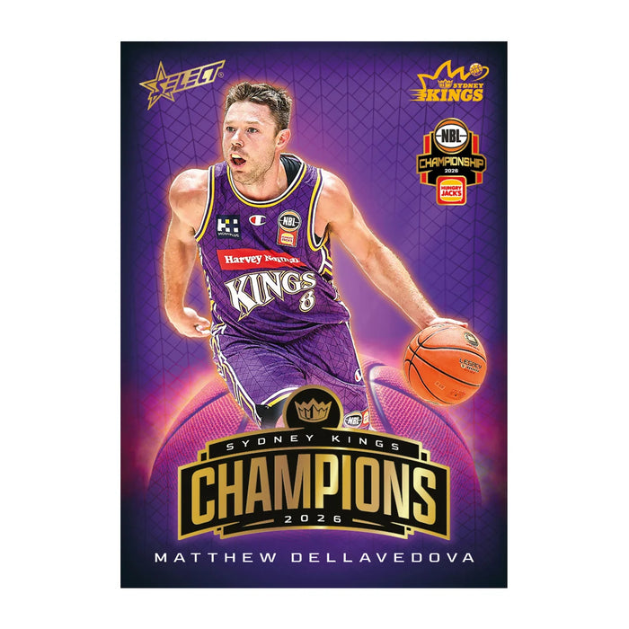 Select NBL26 Champions Sydney Kings Limited Edition Card Set
