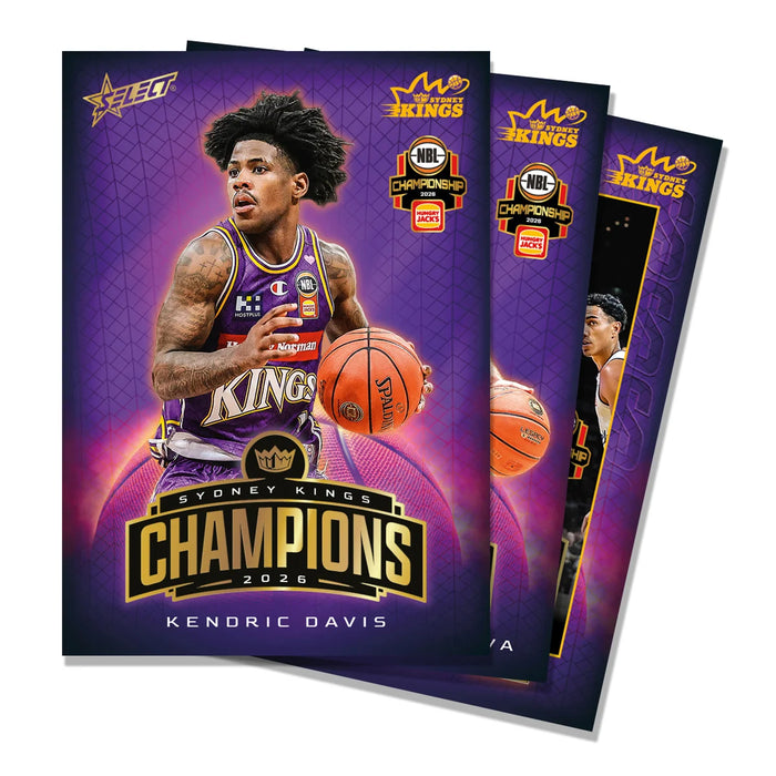 Select NBL26 Champions Sydney Kings Limited Edition Card Set