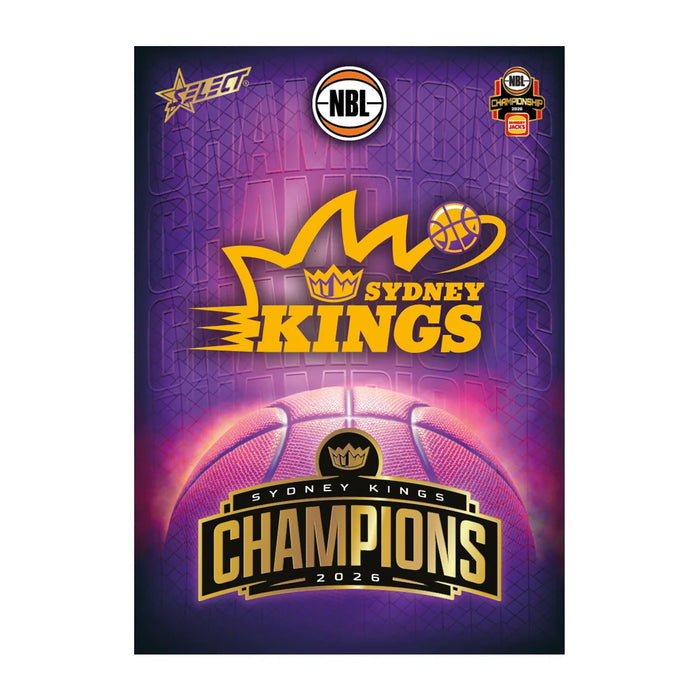 Select NBL26 Champions Sydney Kings Limited Edition Card Set