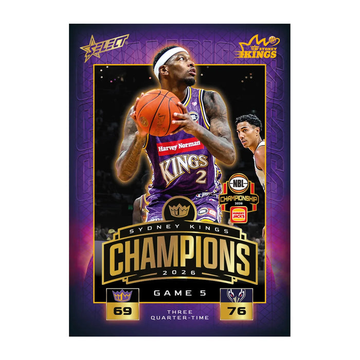 Select NBL26 Champions Sydney Kings Limited Edition Card Set