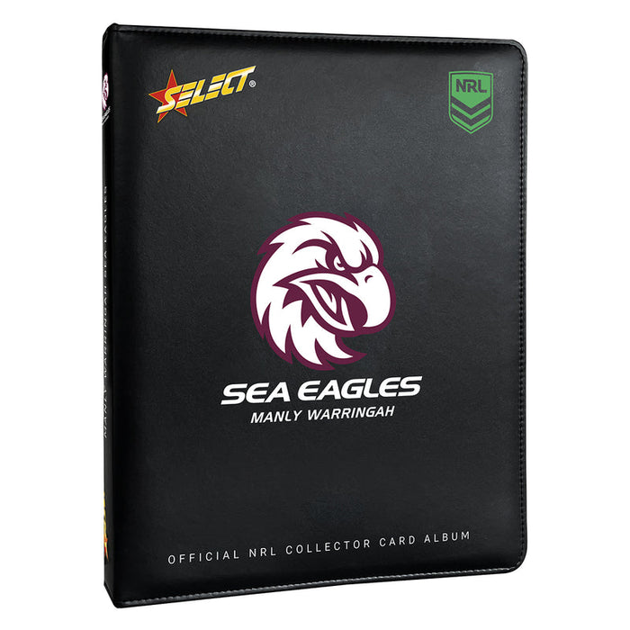 Select Official NRL Manly Warringah Sea Eagles Collector Card Album