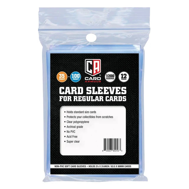 Select Regular Card Sleeves - Bulk Pack of 1200