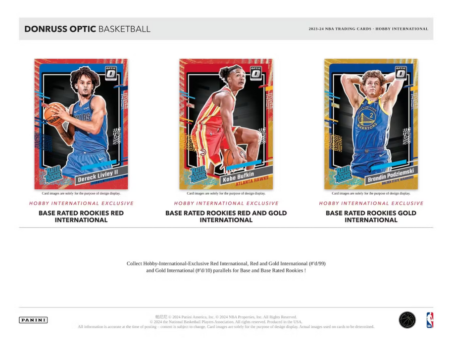 2023-24 Panini Donruss Optic Basketball Hobby International Box