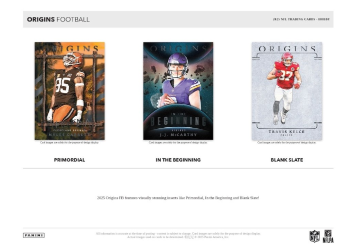 2025 Panini Origins NFL Football Hobby Box