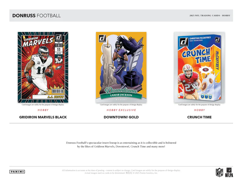 2025 Panini Donruss NFL Football Hobby Box