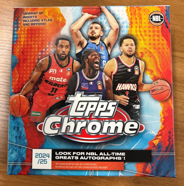 2024-25 Topps Chrome NBL Basketball Mega Box