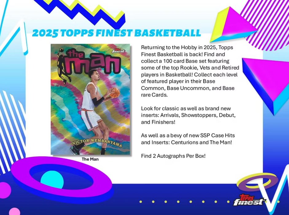2024-25 Topps Finest Basketball Hobby Box