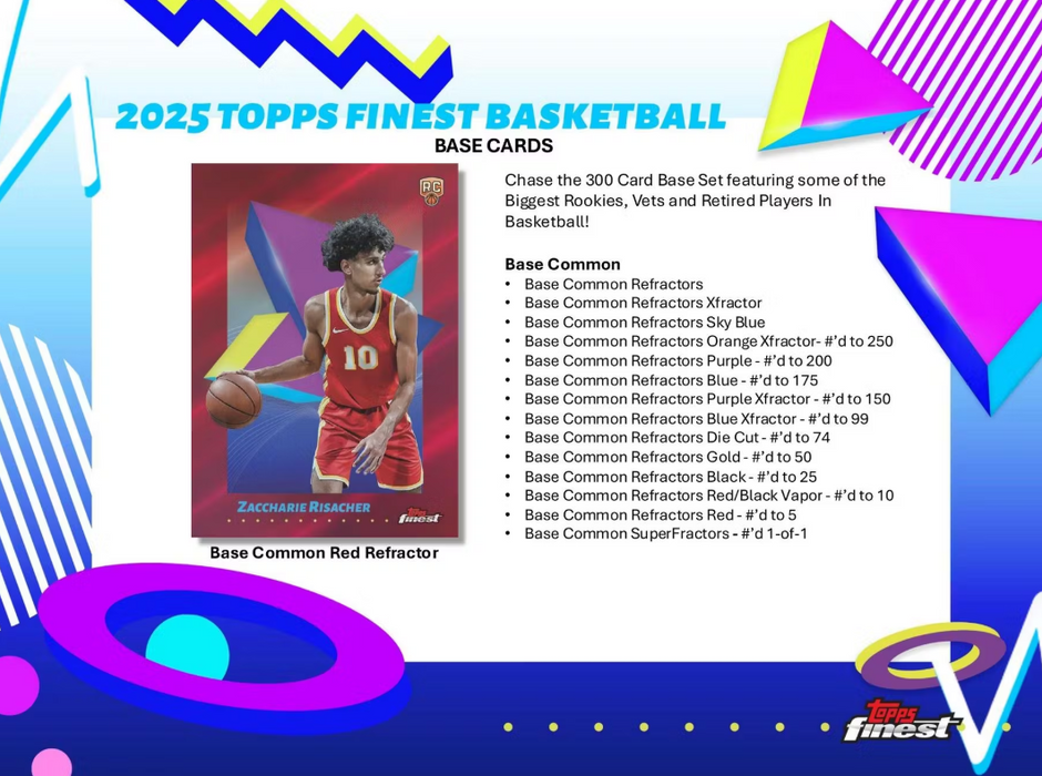 2024-25 Topps Finest Basketball Hobby Box