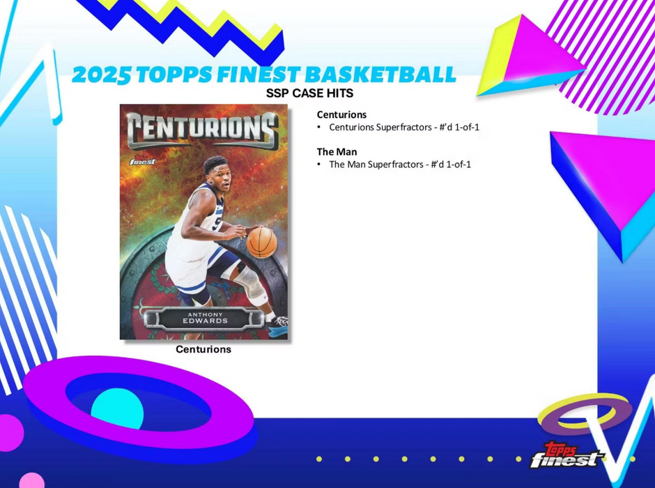 2024-25 Topps Finest Basketball Hobby Box
