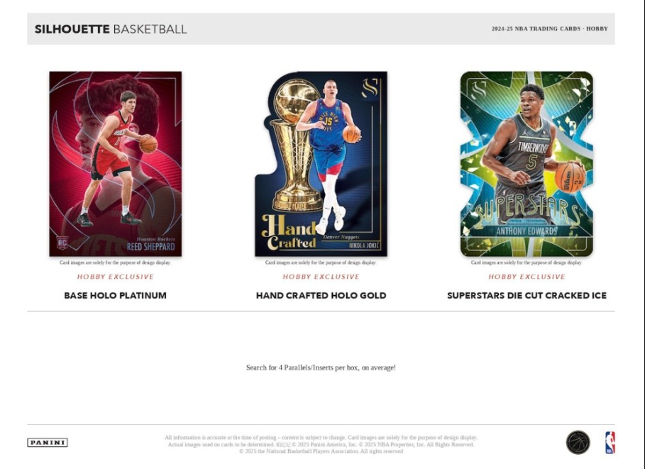 2024-25 Panini Silhouette Basketball Hobby Box