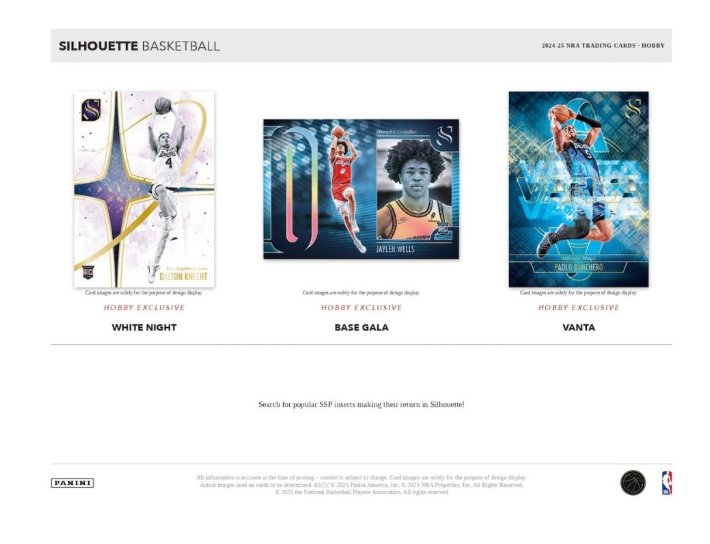 2024-25 Panini Silhouette Basketball Hobby Box