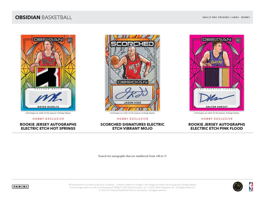 2024-25 Panini Obsidian Basketball Hobby Box