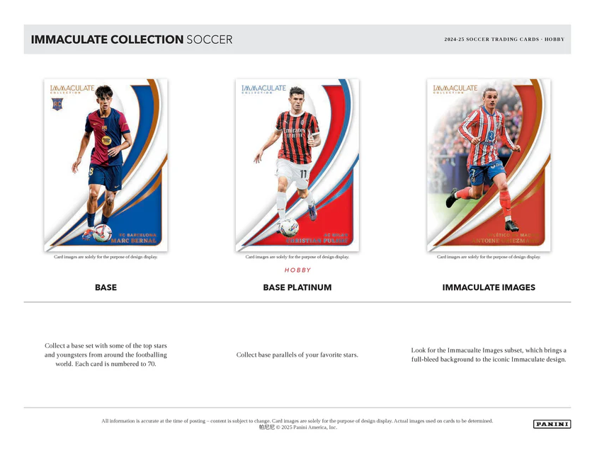 2024-25 Panini Immaculate Collection Soccer Hobby Box